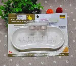 Broad Surface Tile Suction Soap Rack