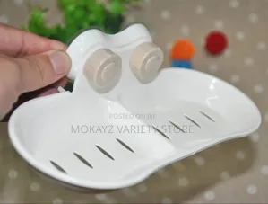 Broad Surface Tile Suction Soap Rack