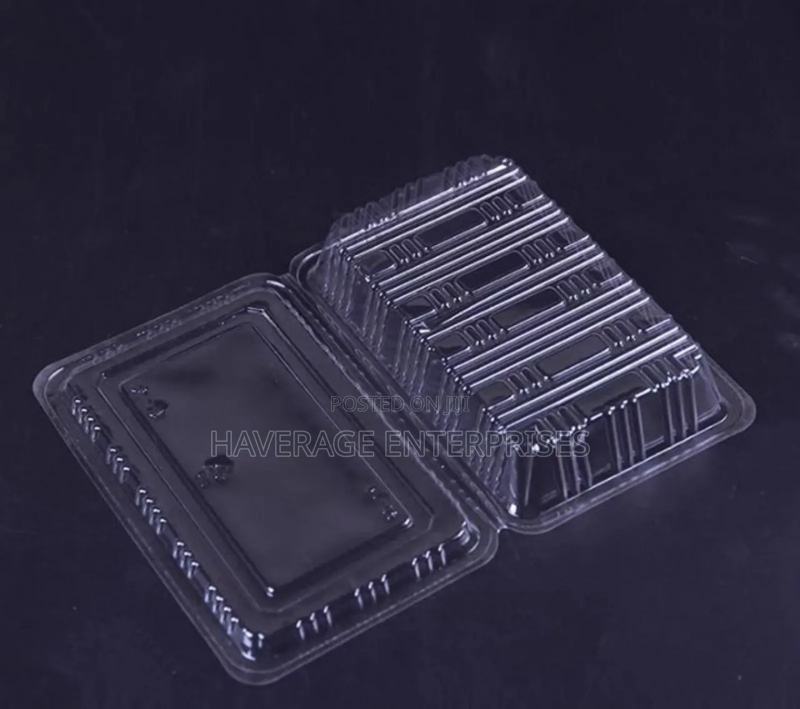 Desert, Bakery And Sushi Clamshell Container 100pces