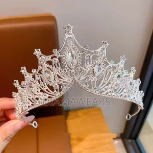 Girls Silver Princess Iron Unique Crowm / Tiara