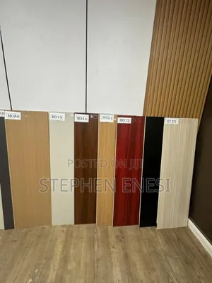 WPC Plain Wall Panels Wood Finish