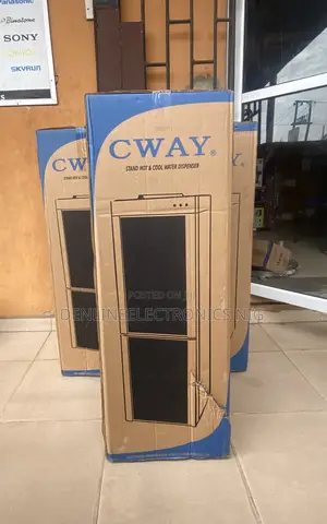 Brand New Cway Water Dispenser. Two Taps With Fridge Compartment