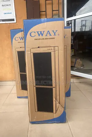 Brand New Cway Water Dispenser. Two Taps With Fridge Compartment