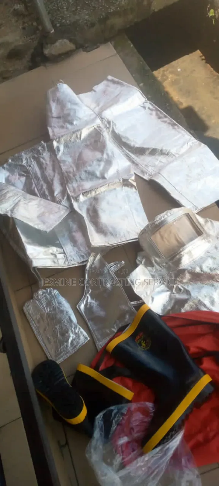 Aluminium Fireman Suit Complete Set