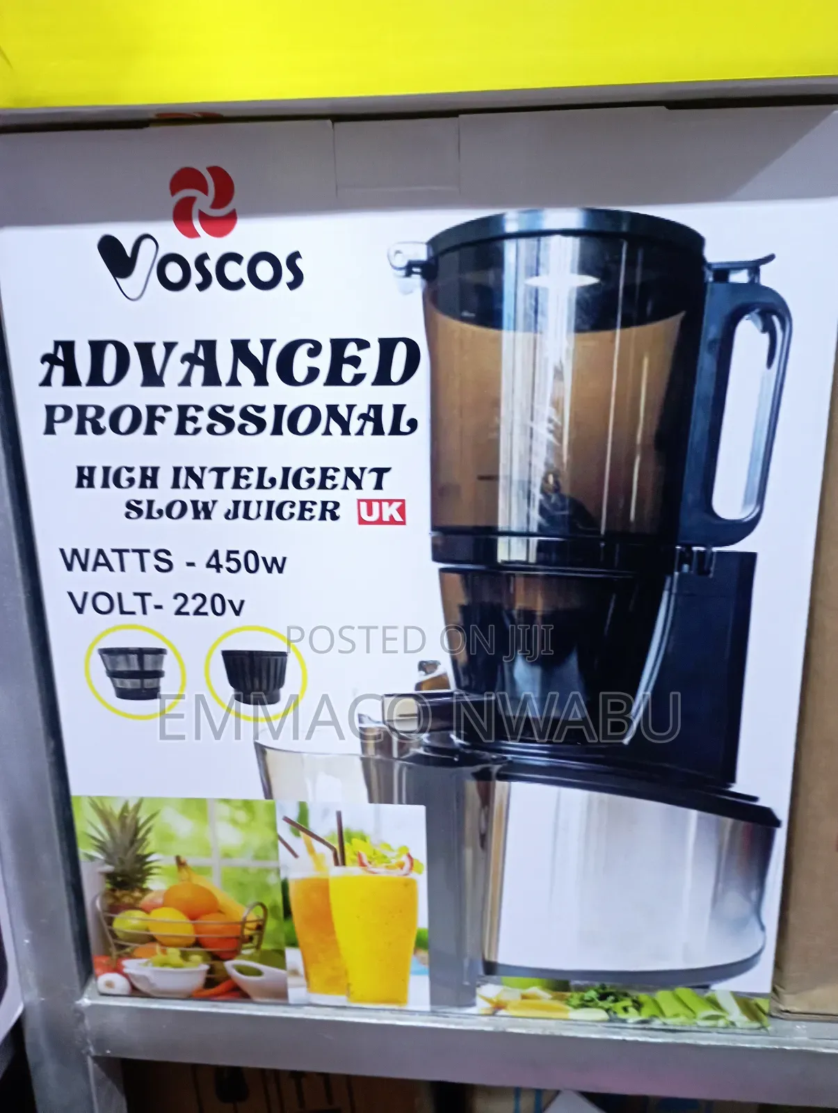 Voscos Advanced Professional Slow Juicer 450w