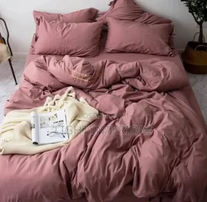 Egyptian Plain Cotton Duvet Set