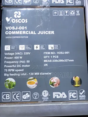 Voscos Advanced Commercial Juicer 400w