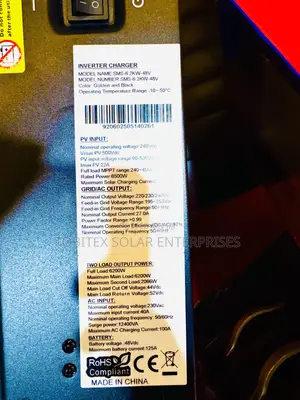 Sms Hybrid Inverter 6.2kva Promo