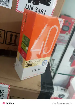 New Tecno Spark 40 Pro+ 256 GB Black