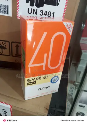 New Tecno Spark 40 Pro+ 256 GB Black