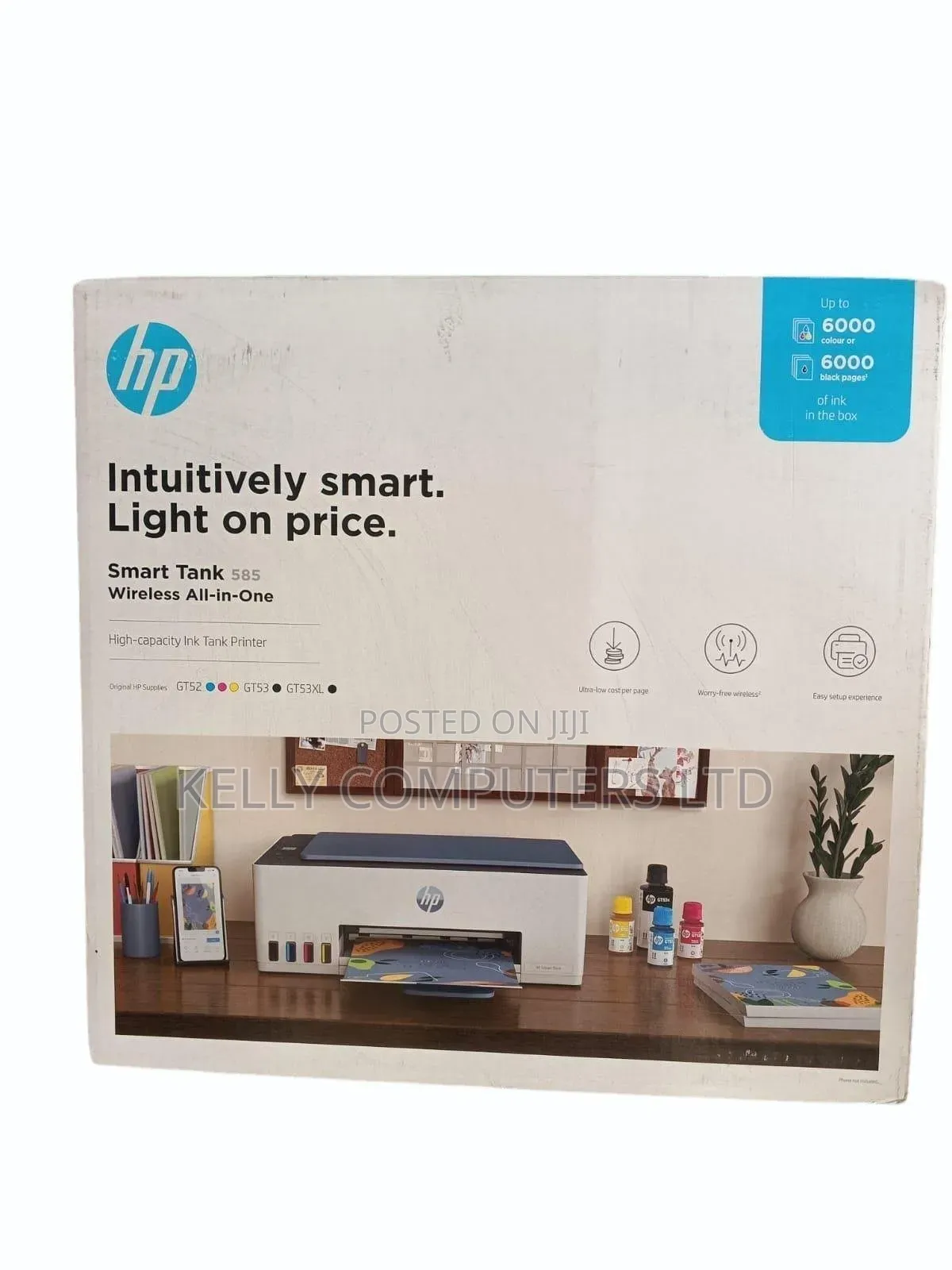 Hp Smart Tank 585 Wireless All in One