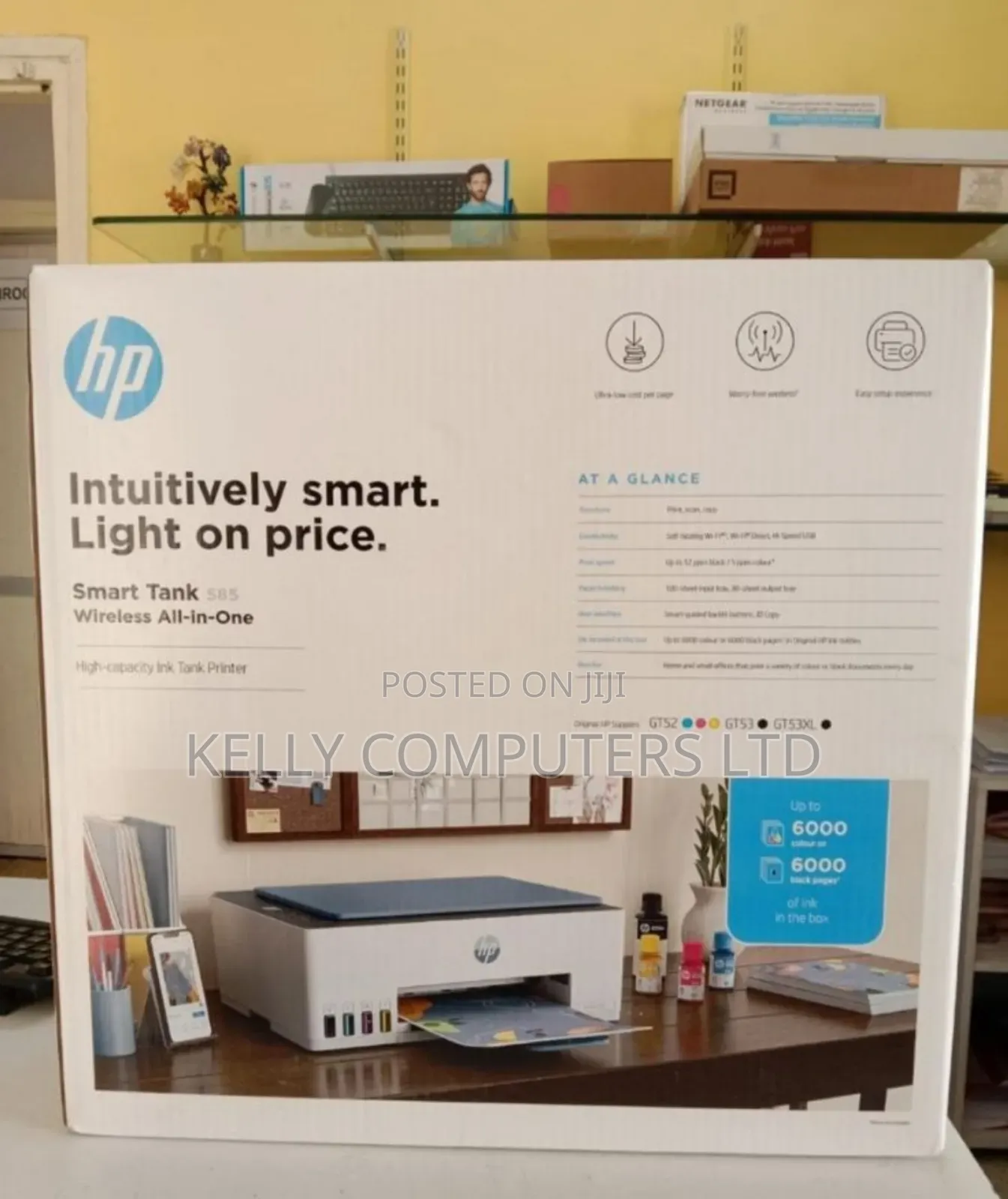 Hp Smart Tank 585 Wireless All in One