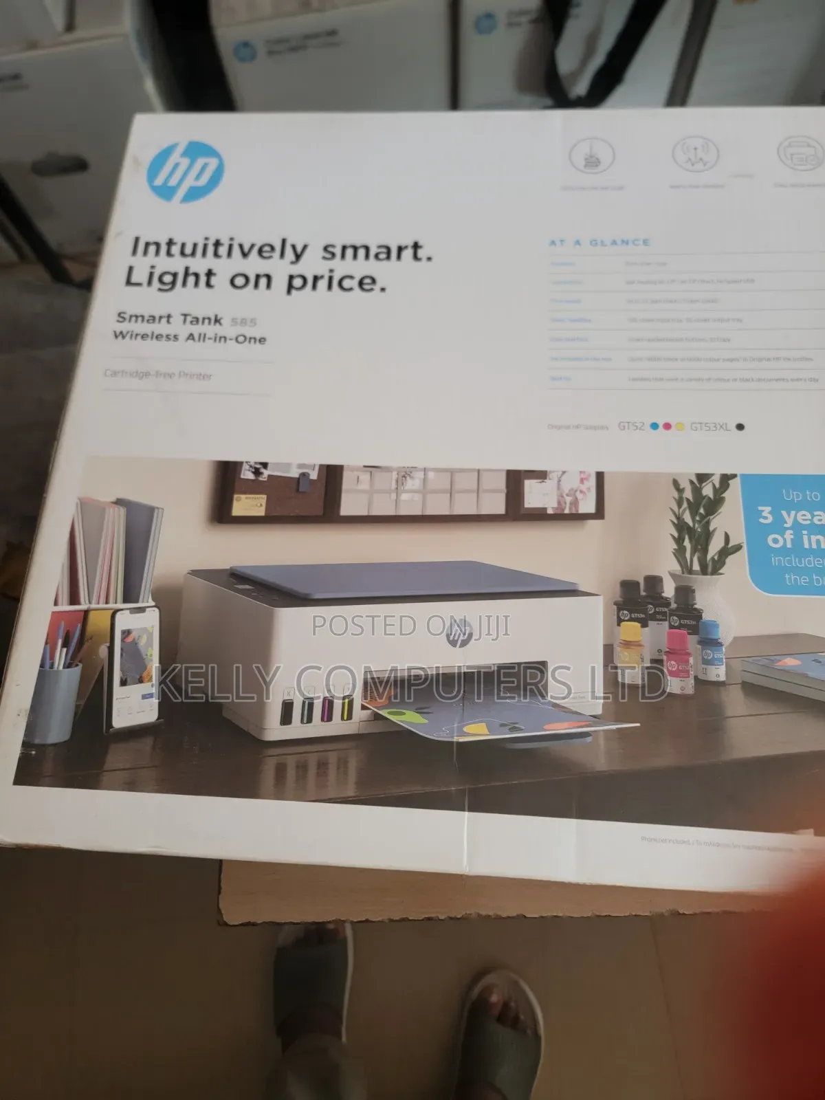 Hp Smart Tank 585 Wireless All in One