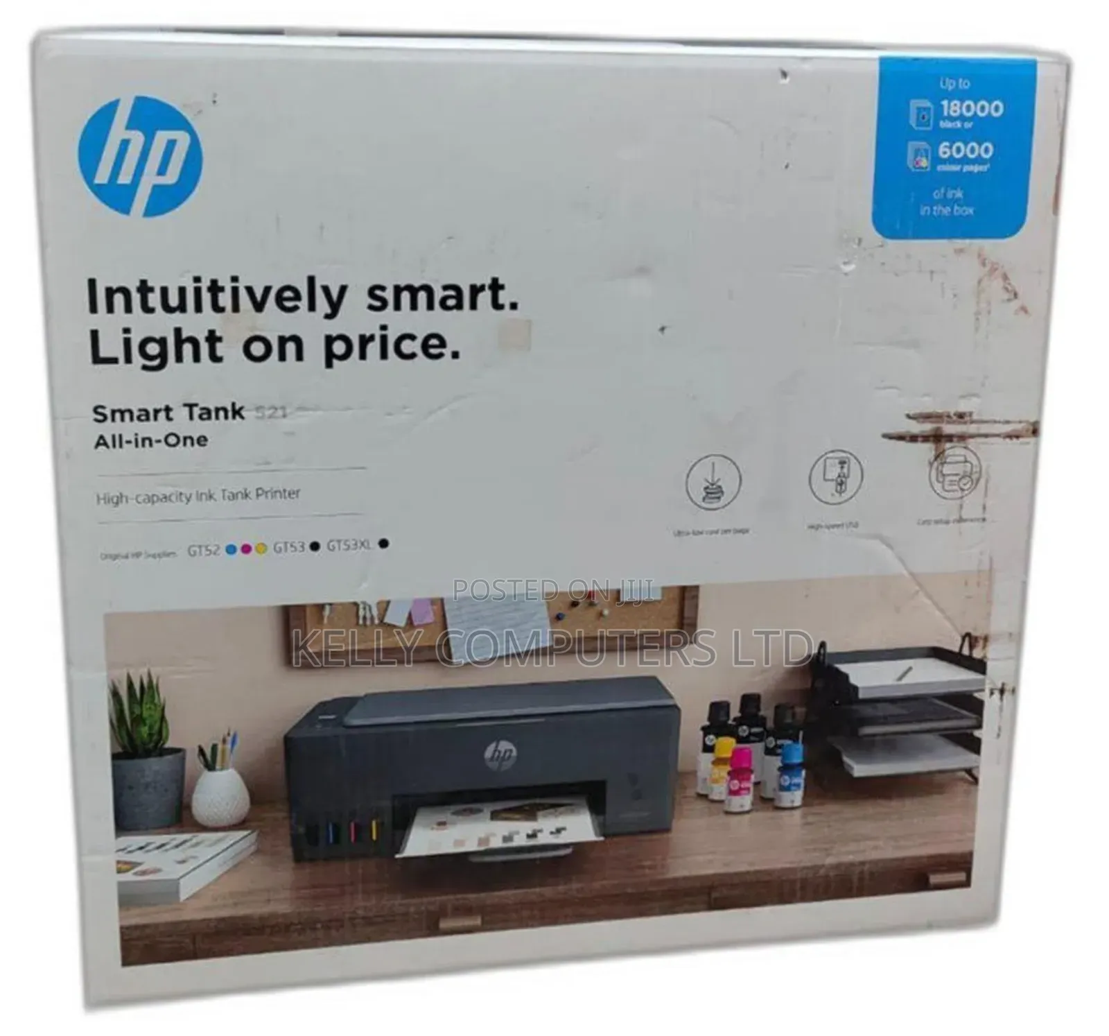 Hp Smart Tank 585 Wireless All in One