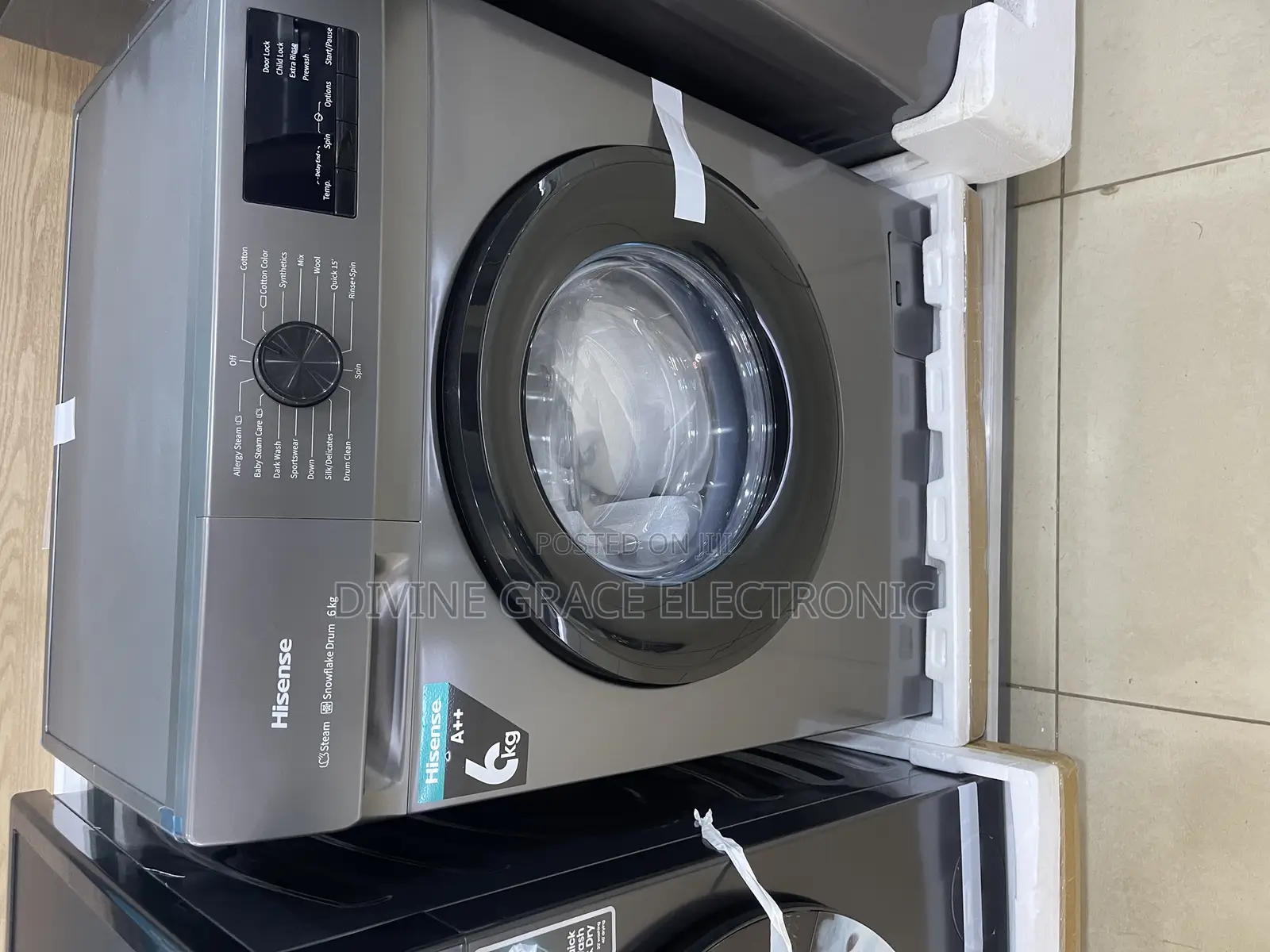 6kg Hisense Is Wash and Spin Washing Machine
