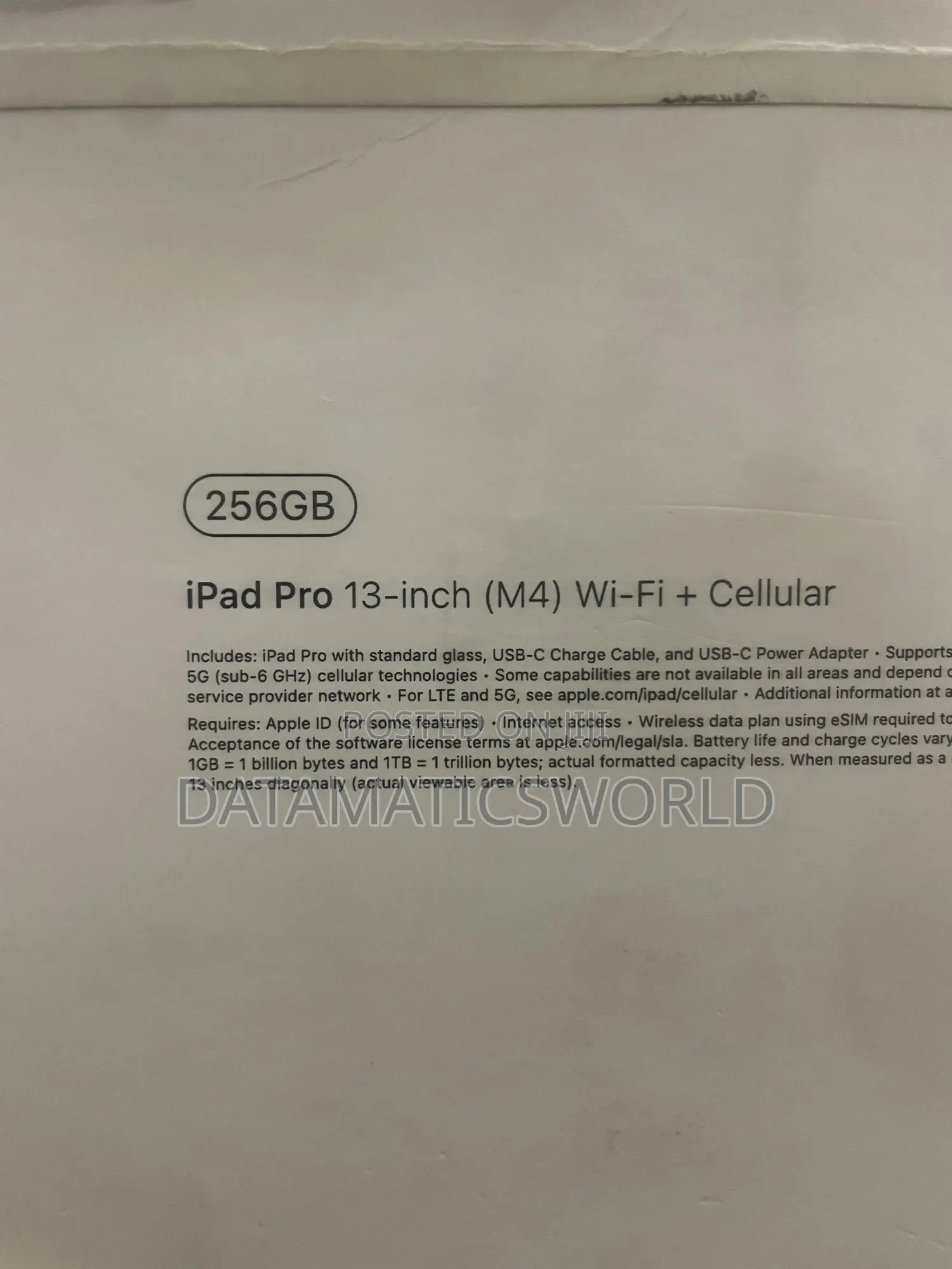 Apple iPad Pro 13 (2024) 256 GB Black