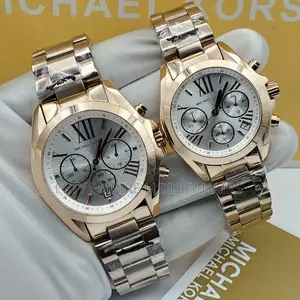 High Quality Chronograph Micheal Kors Stainless Steel Chain Wristwatch