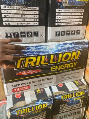 250ah 12v Trillion Deep Cycle Gel Battery