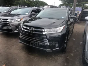Toyota Highlander Limited V6 4x4 (3.5L 6cyl 6A) 2016 Black
