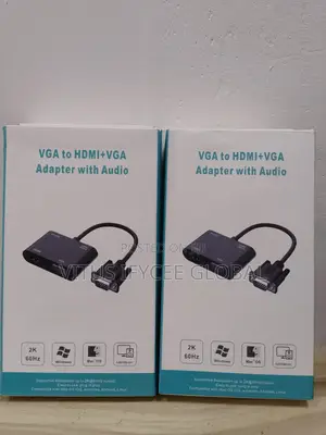 Vga to Hdmi+Vga Adapter With Audio