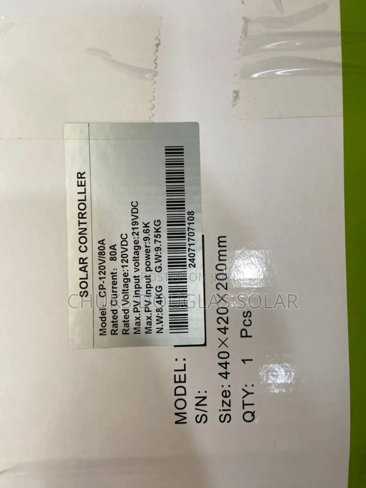 80a 120v Yohako Charge Controller