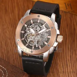 High Quality Luxury Fossil Leather Wristwatch