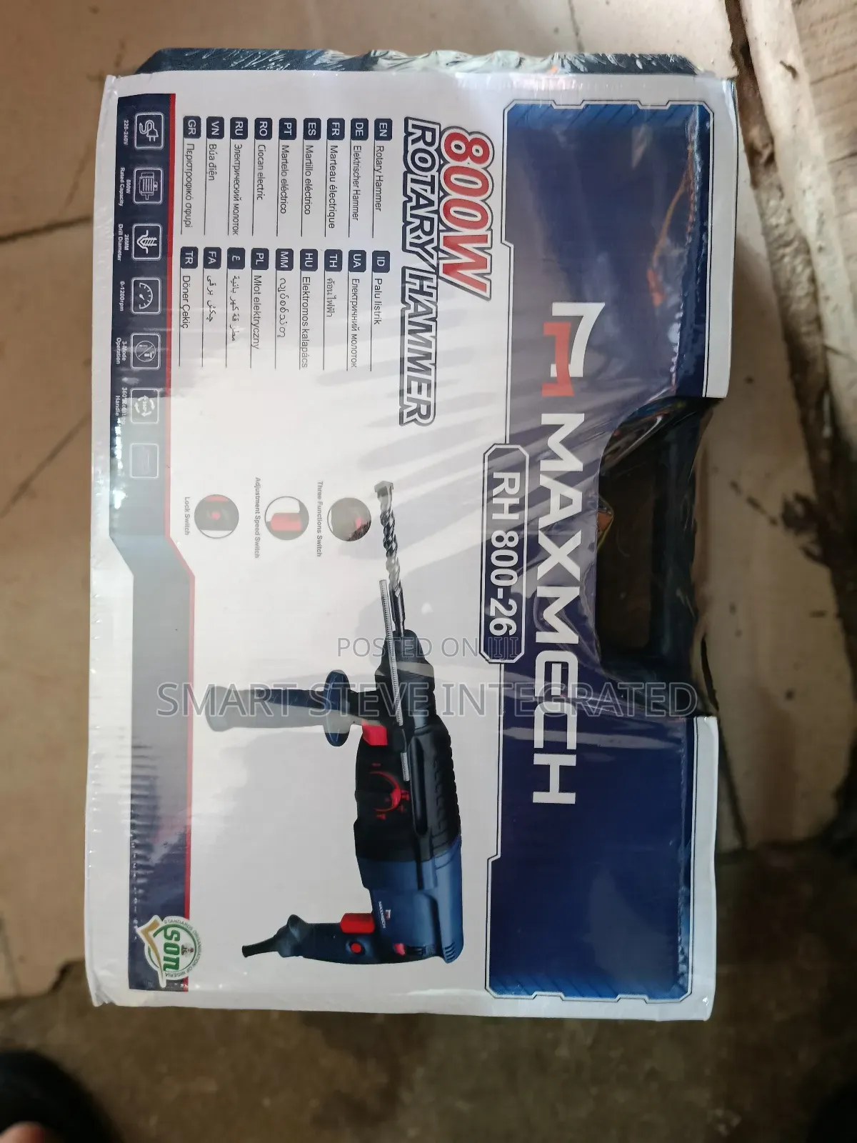 Maxmech 800w Rotary Hammer