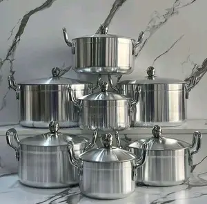 7pcs High Quality Thick Aluminum Cookware Set
