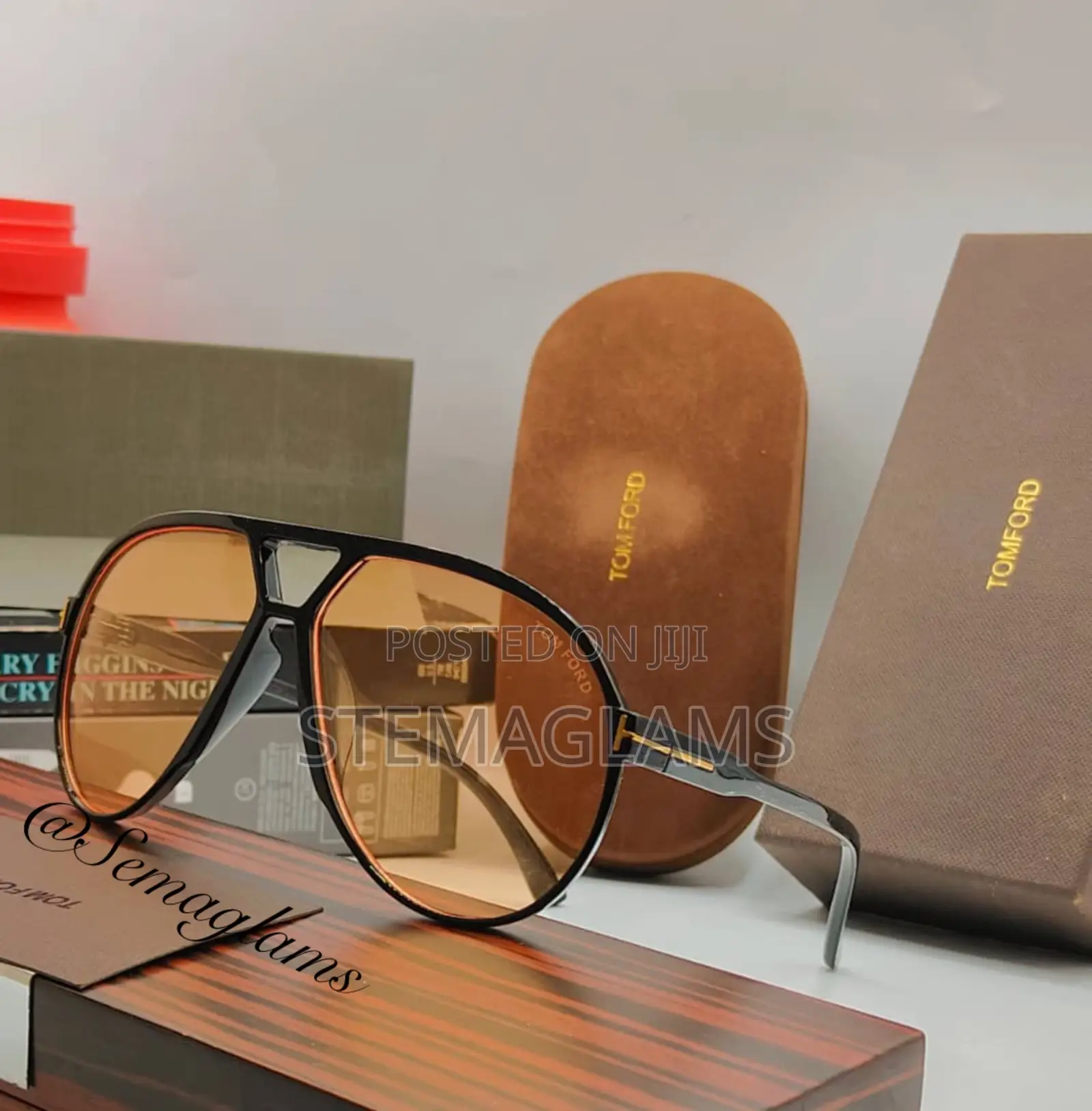 Tom Ford Oversized Sunglasses With Elegant Case Included