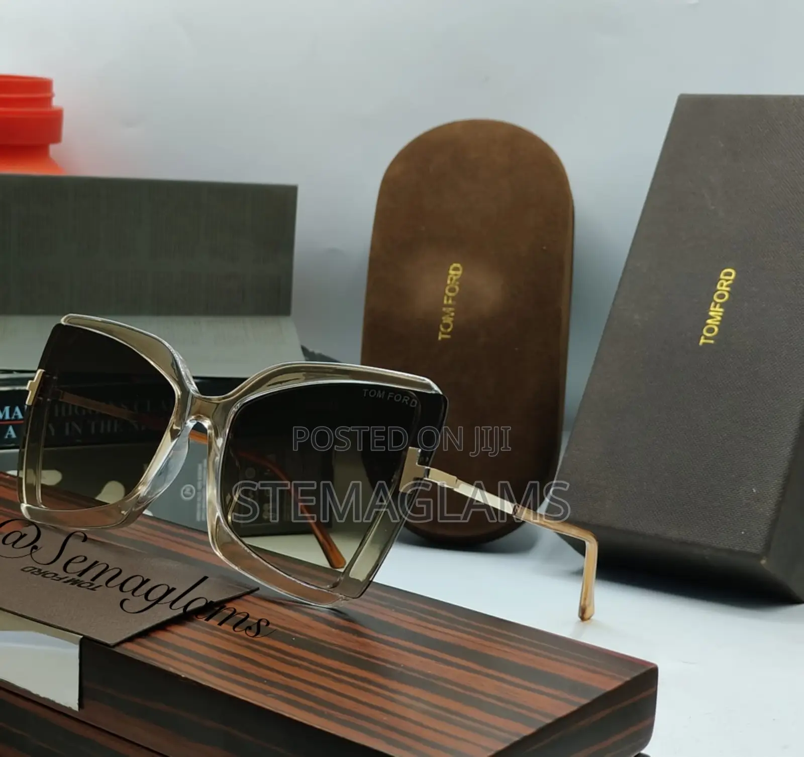Tom Ford Oversized Sunglasses With Elegant Case Included