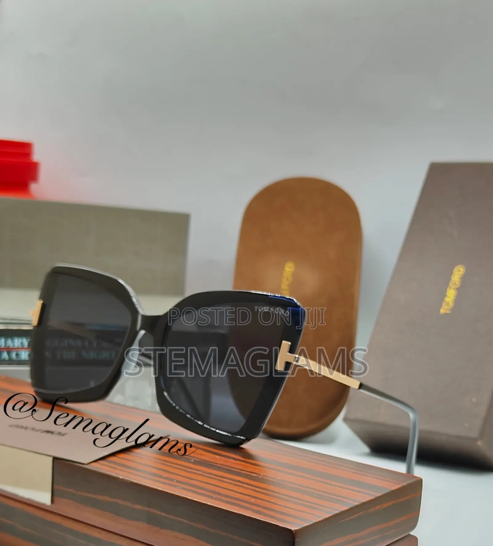 Tom Ford Oversized Sunglasses With Elegant Case Included