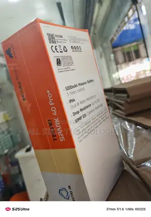 New Tecno Spark 40 Pro+ 256 GB Black