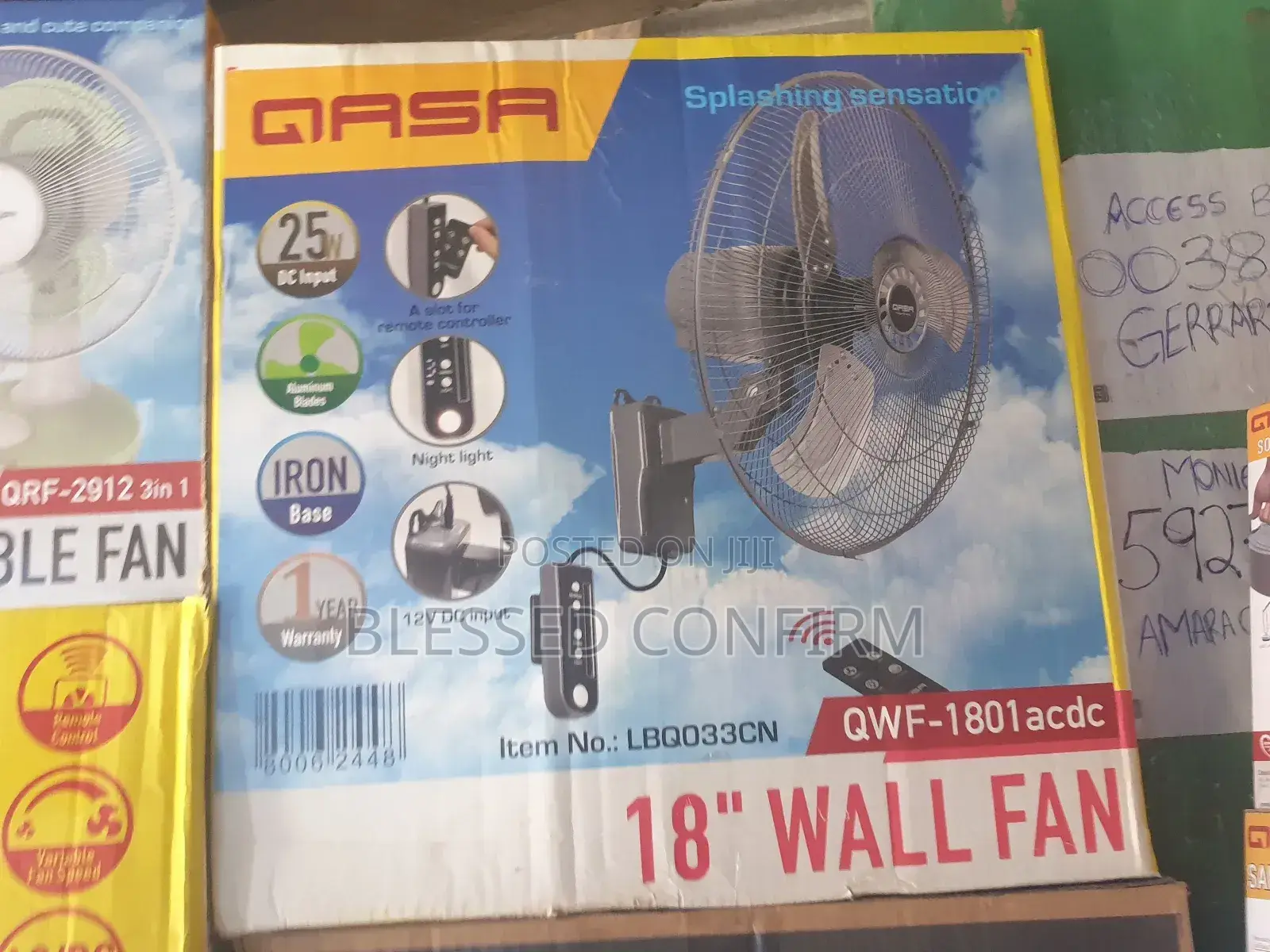 Original 18" Gasa Solar Wall Fan