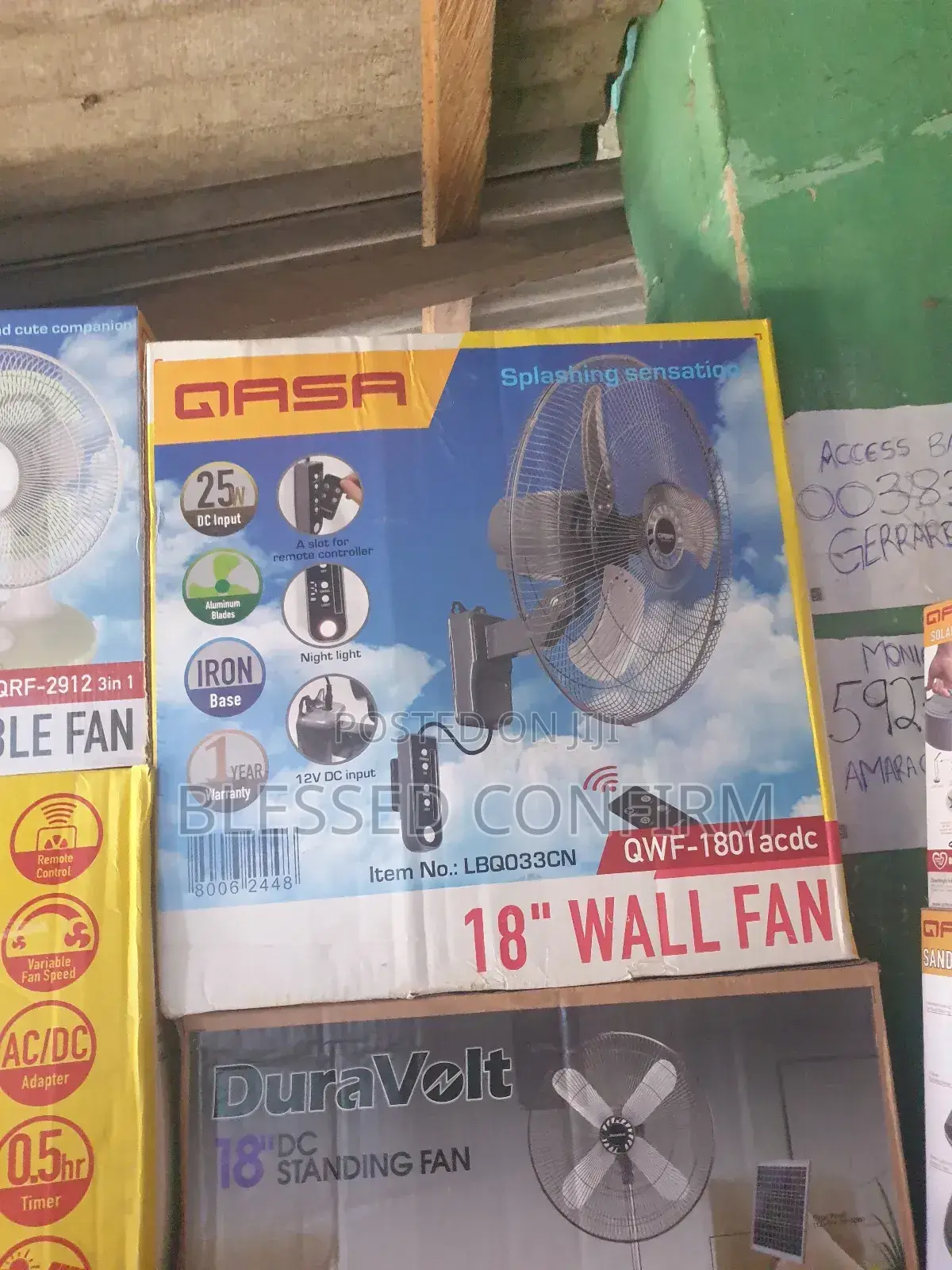 Original 18" Gasa Solar Wall Fan
