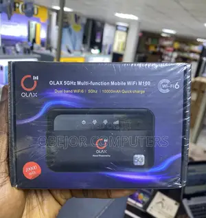 Olax M100 2.4g 5.8g Wifi 6 Powerbank Wireless Pocket Wifi Router