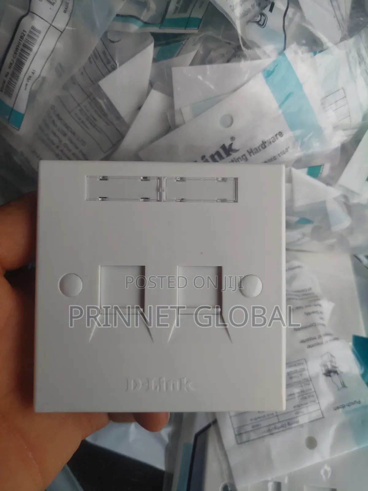 D-Link Cat6 Double Faceplate