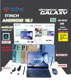 New Idino Notebook Galaxy 512 GB Blue