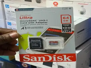 64gb Ultra Microsd 100mb/S Speed Memory Card+ Adapter