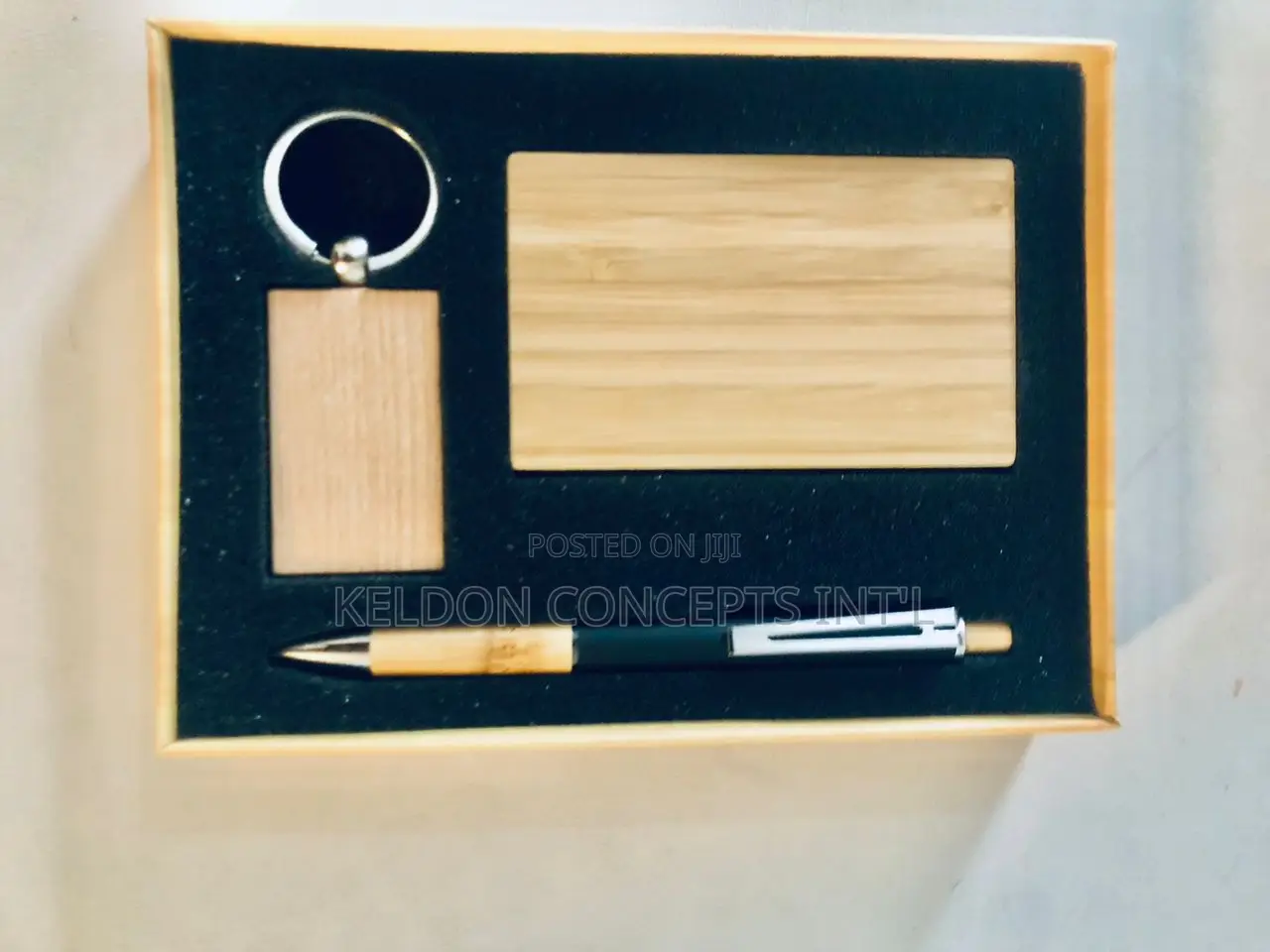 Executive Bamboo Gift Sets 3pcs Moq: 50pcs