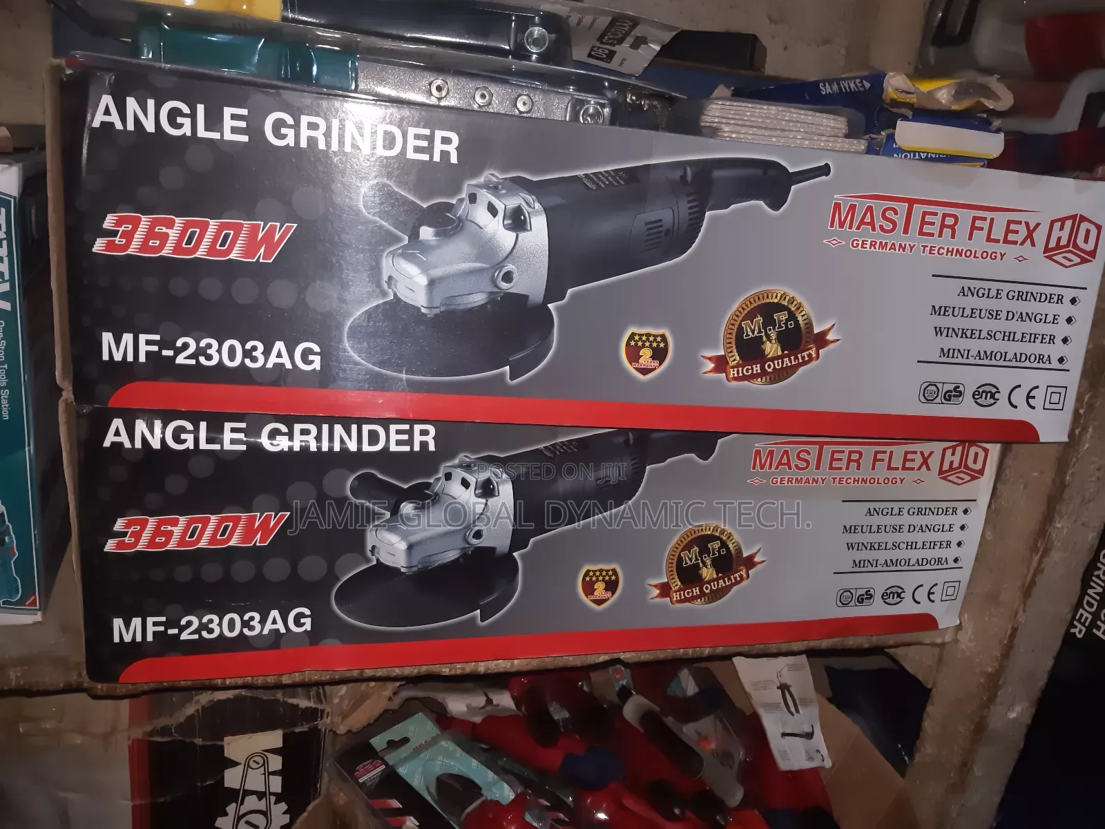 Master Flex 9" Angle Grinder Electric.