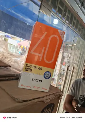 New Tecno Spark 40 Pro+ 256 GB Black