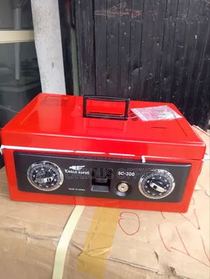 Red Color Cash Box by Eagle Sc-300