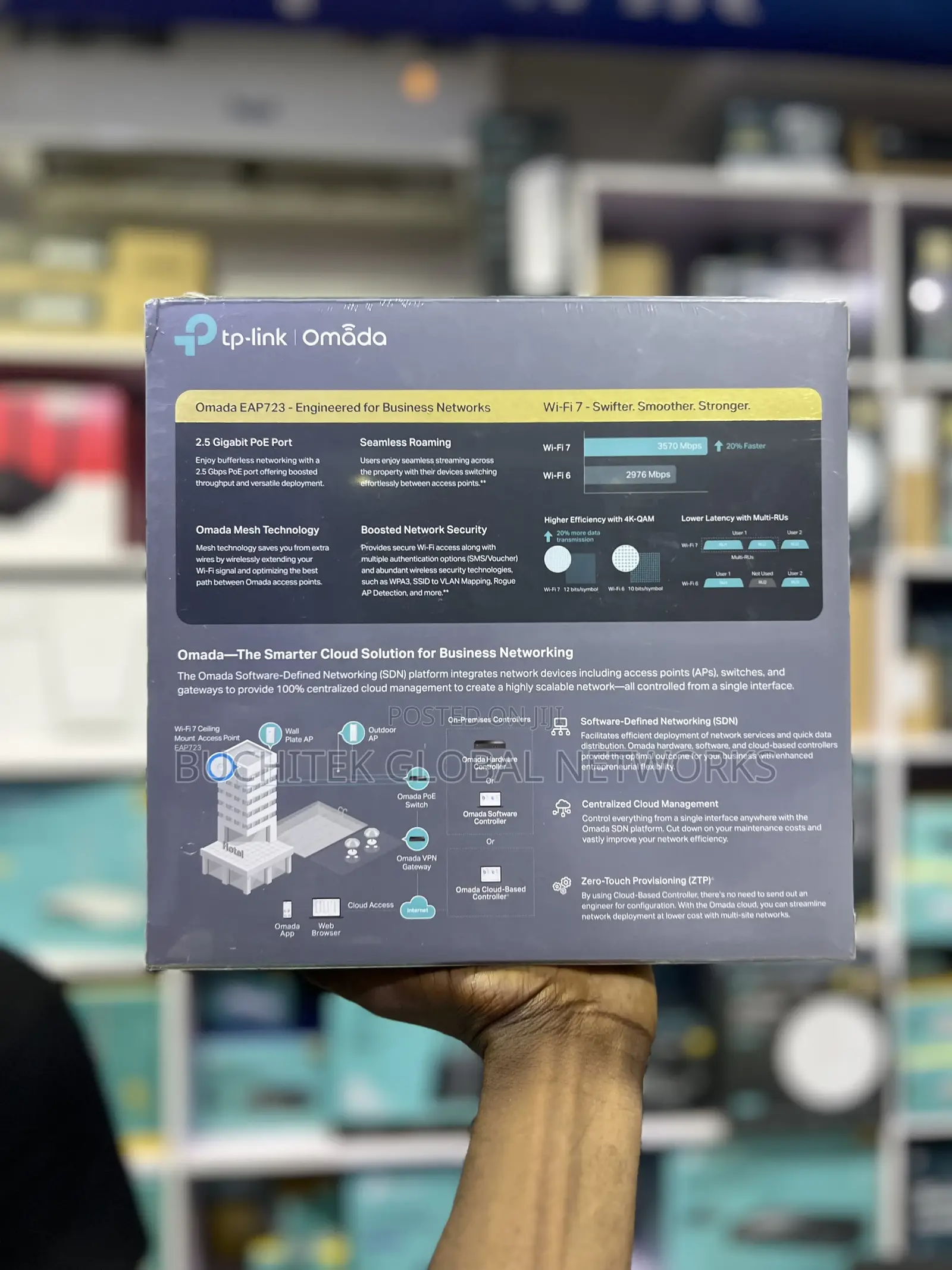 Tp-Link Be3600 Eap723 Wifi 7 Access Point.