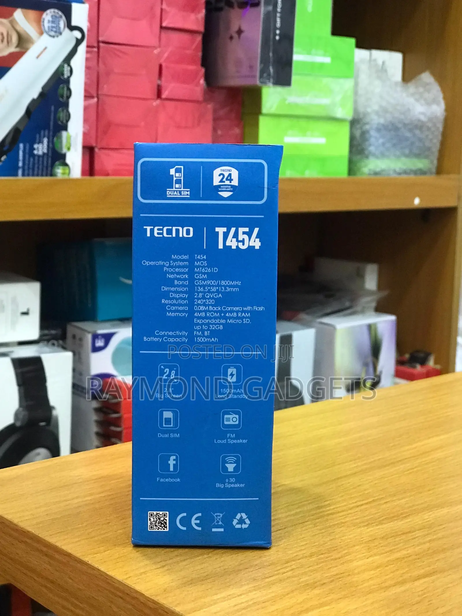 New Tecno T454 Black