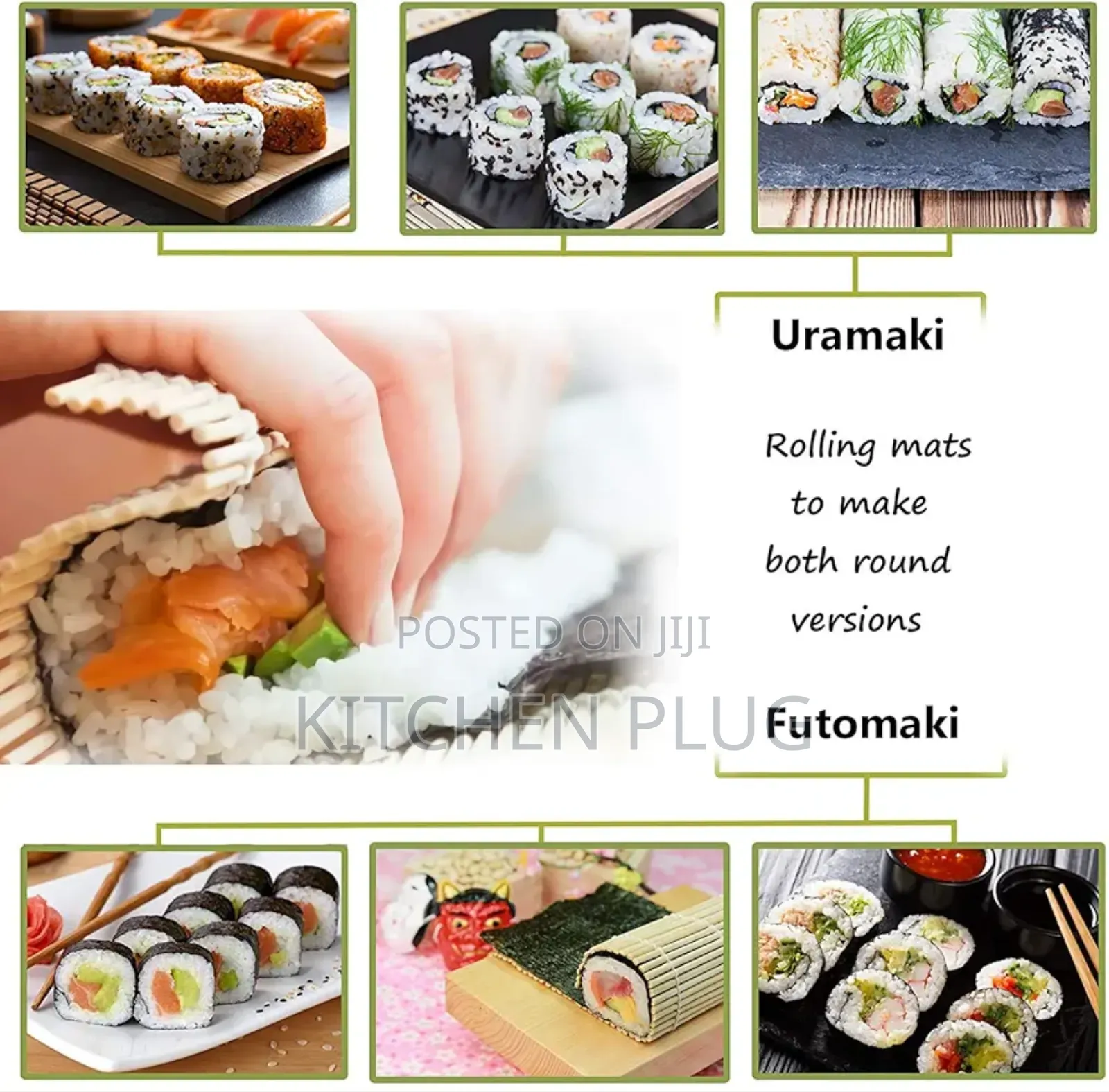 Plastic Sushi Rolling Mat