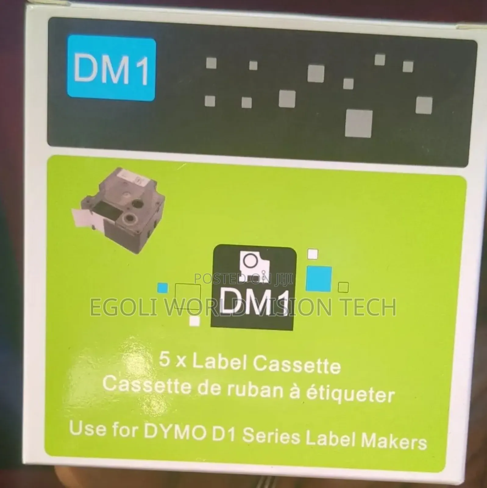 Dymo Dm1 5-pack Label Cassette (7000 For 1)