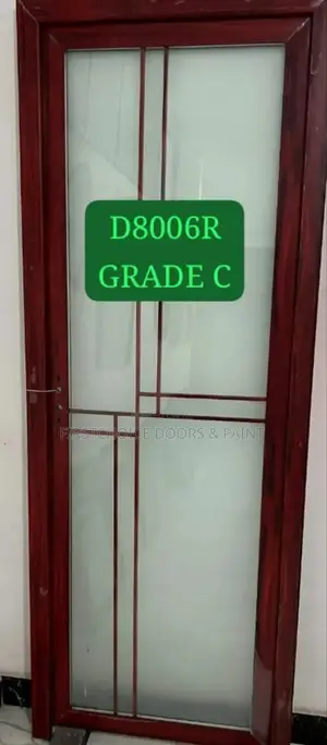2.5 by 7ft Toughened Glass Bathroom Door