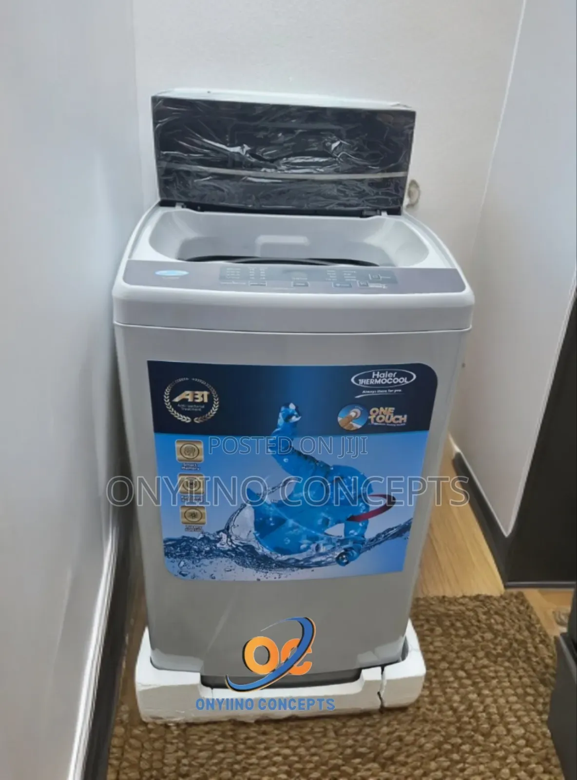 Haier Thermocool Automatic Top Loader Washing Machine Capacity: 8kg
