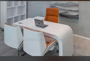 Quality Office Table Wit 3 Chairs
