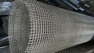 Stainless Steel Crimped Wire Mesh.